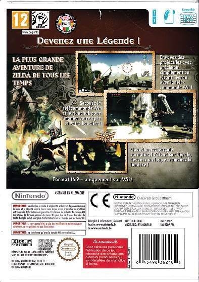 The Legend of Zelda Twilight Princess - Nintendo Wii (B Grade) (Genbrug)